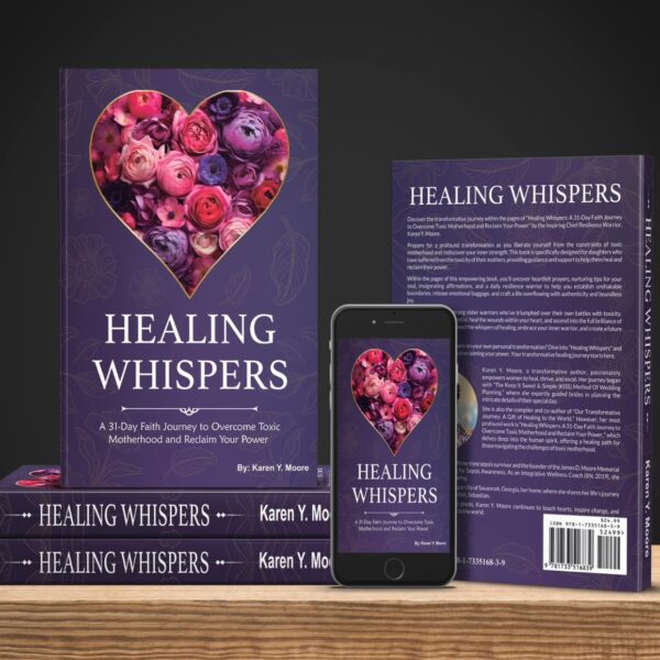 Healing Whispers 31-day faith journey book for healing from toxic motherhood and maternal wounds